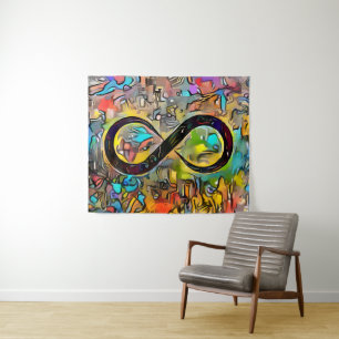 Infinity Symbol    Autism Awareness Neurodiversity Tapestry