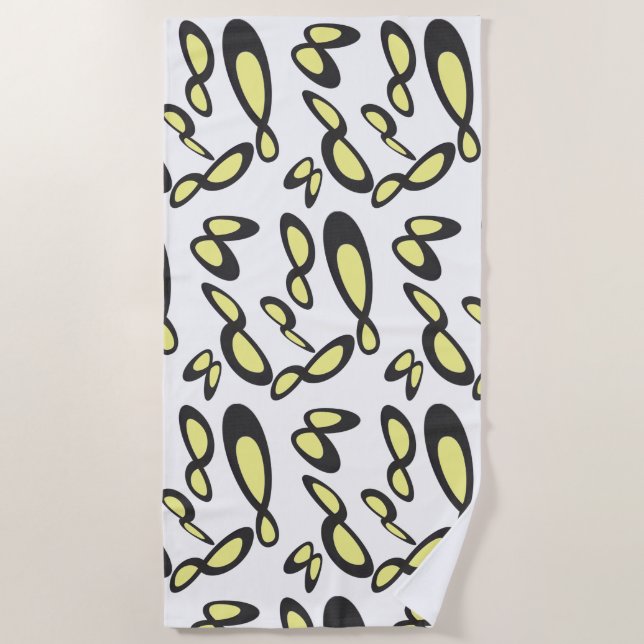 Infinity Symbol Beach Towel (Front)