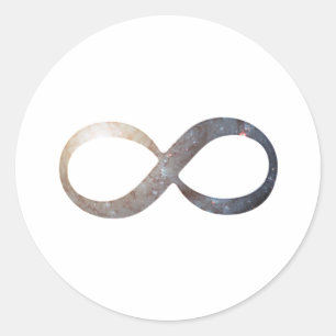 Infinity Symbol Classic Round Sticker