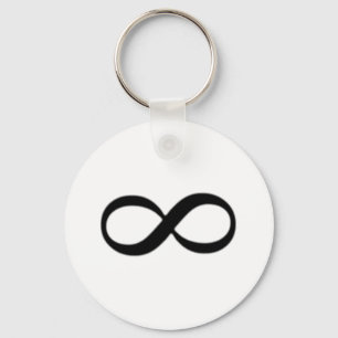 Infinity Symbol Key Ring