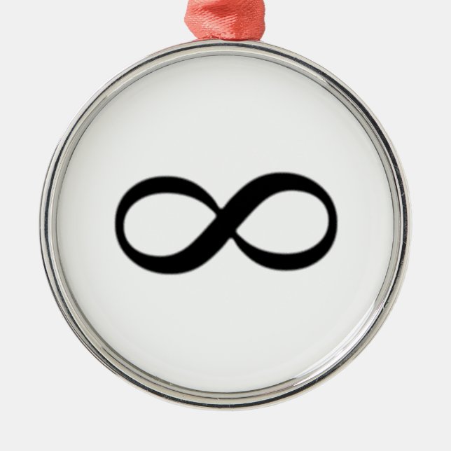 Infinity Symbol Metal Tree Decoration (Front)