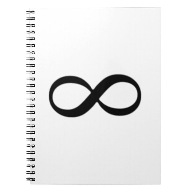 Infinity Symbol Notebook (Front)