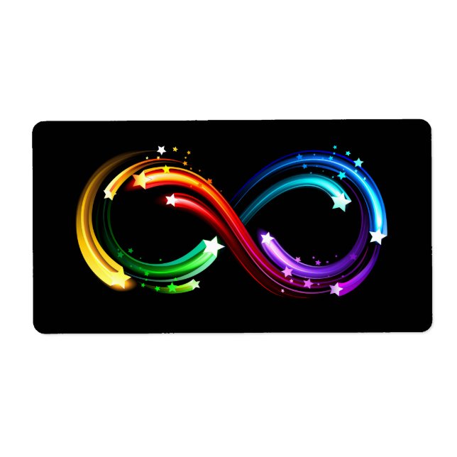 Infinity symbol of rainbow comets (Front)
