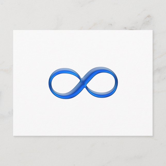 Infinity Symbol Postcard (Front)