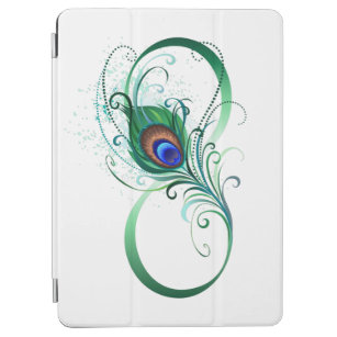 Infinity Symbol with Peacock Feather iPad Air Cover