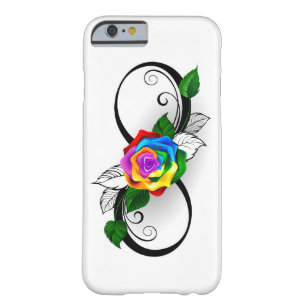 Infinity Symbol with Rainbow Rose Barely There iPhone 6 Case