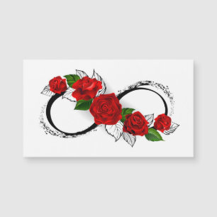 Infinity Symbol with Red Roses