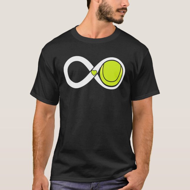 Infinity Tennis  Love Tennis Forever T-Shirt (Front)