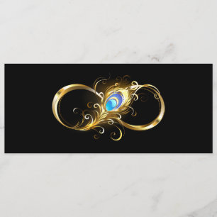 Infinity with Golden Peacock Feather Menu