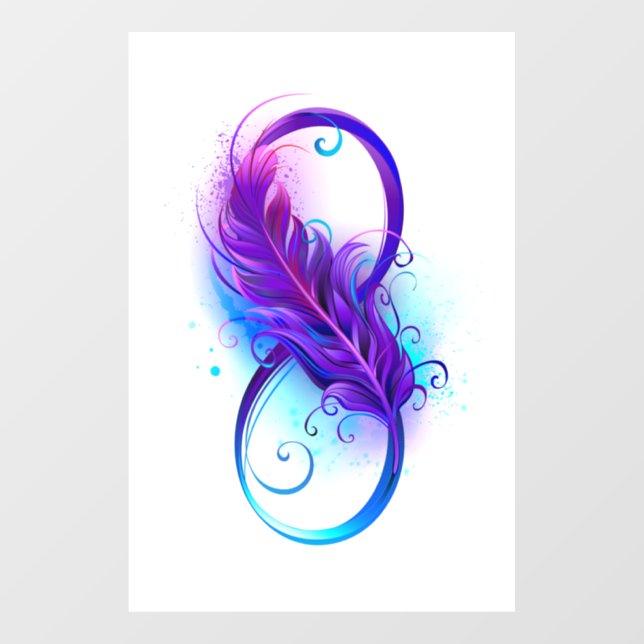Infinity with Purple Feather (Sheet)