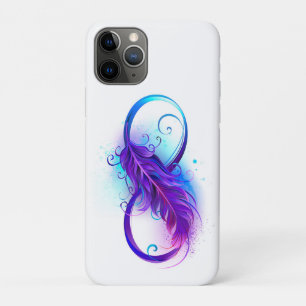 Infinity with Purple Feather iPhone 11 Pro Case