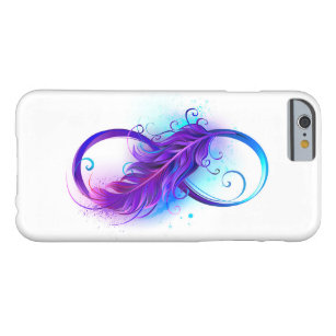 Infinity with Purple Feather Barely There iPhone 6 Case