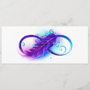 Infinity with Purple Feather Menu