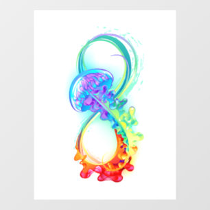 Infinity with Rainbow Jellyfish