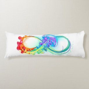 Infinity with Rainbow Jellyfish Body Cushion
