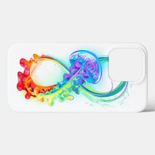 Infinity with Rainbow Jellyfish iPhone 13 Pro Case