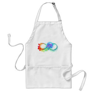 Infinity with Rainbow Jellyfish Standard Apron