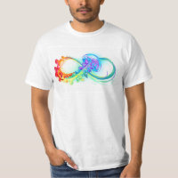 Infinity with Rainbow Jellyfish