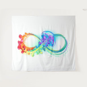 Infinity with Rainbow Jellyfish Tapestry