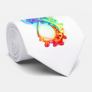 Infinity with Rainbow Jellyfish Tie