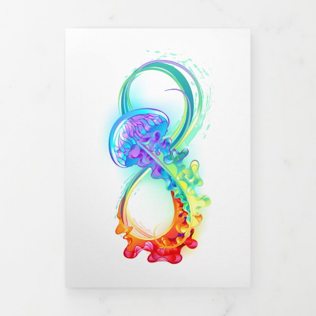 Infinity with Rainbow Jellyfish Tri-Fold Programme (Cover)