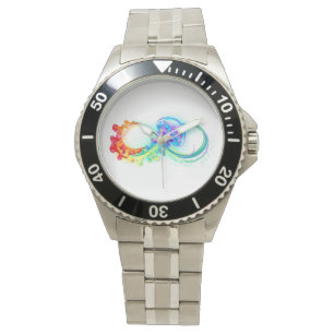 Infinity with Rainbow Jellyfish Watch