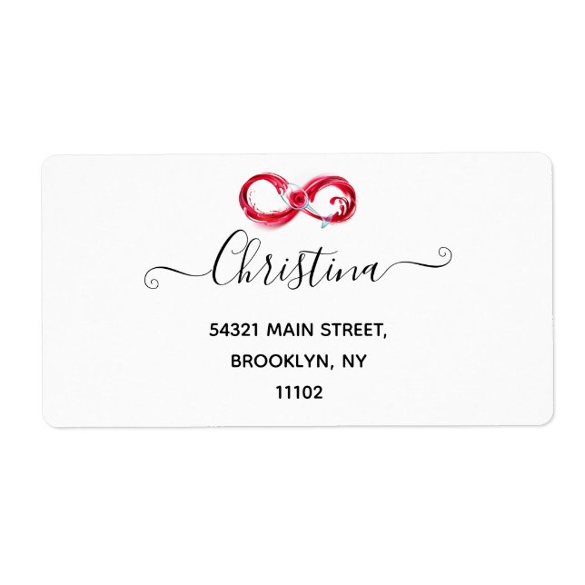 Infinity with Red Wine (Front)