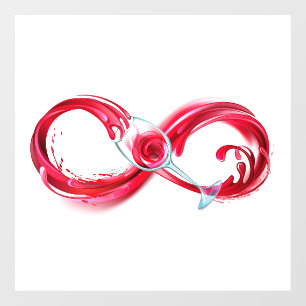 Infinity with Red Wine