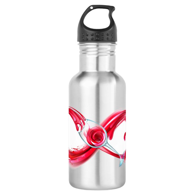 Infinity with Red Wine 710 Ml Water Bottle (Front)