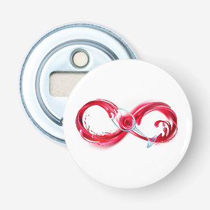 Infinity with Red Wine Bottle Opener