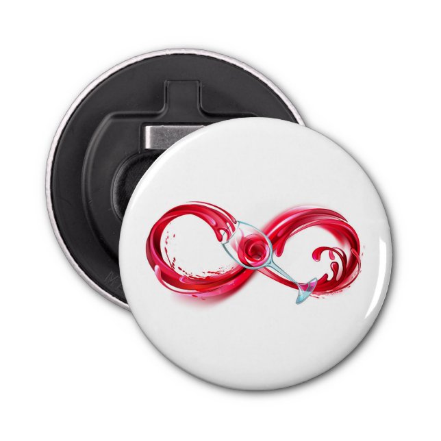 Infinity with Red Wine Bottle Opener (Front)
