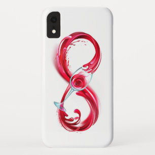 Infinity with Red Wine iPhone XR Case