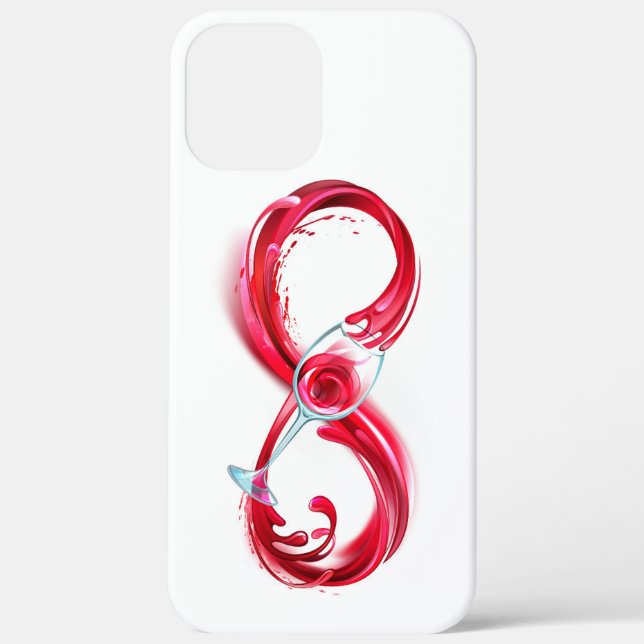 Infinity with Red Wine Case-Mate iPhone Case (Back)