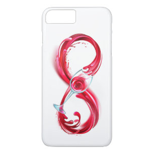 Infinity with Red Wine iPhone 8 Plus/7 Plus Case