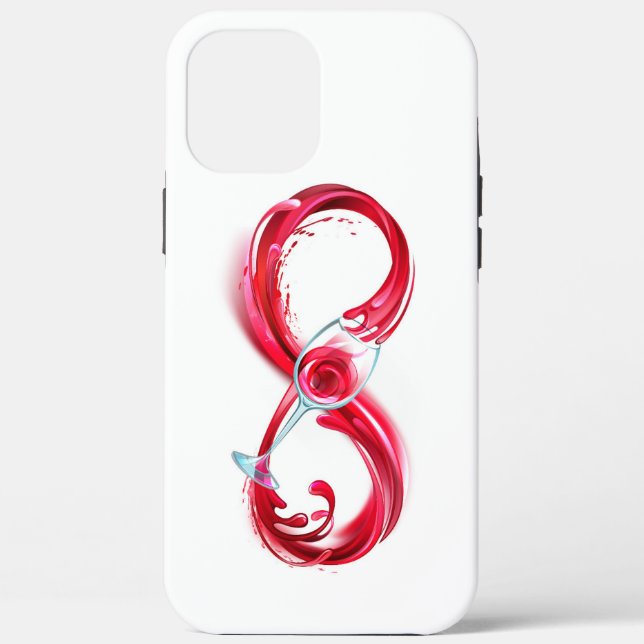 Infinity with Red Wine Case-Mate iPhone Case (Back)