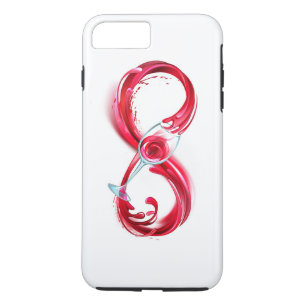 Infinity with Red Wine iPhone 8 Plus/7 Plus Case