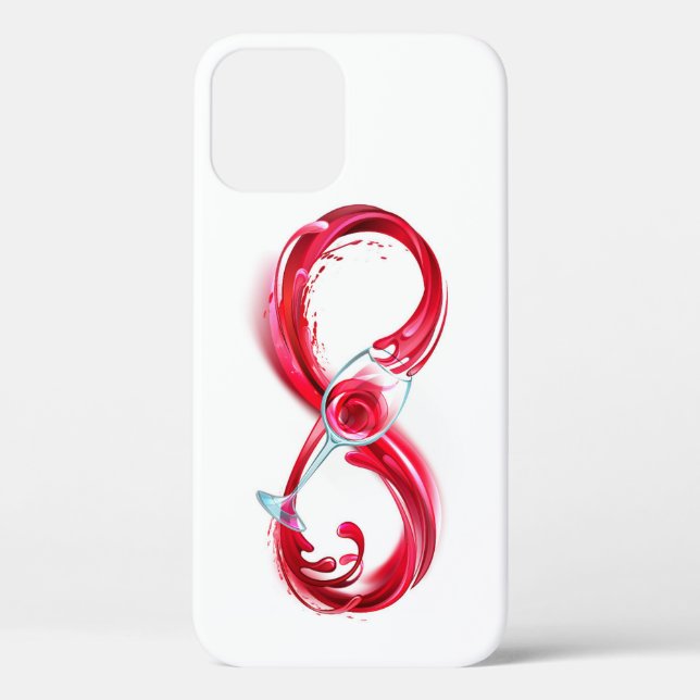 Infinity with Red Wine Case-Mate iPhone Case (Back)