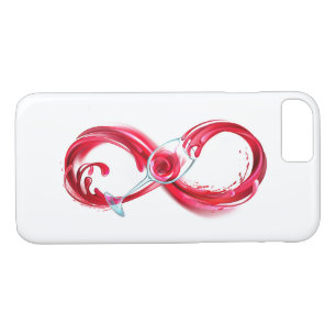 Infinity with Red Wine iPhone 8/7 Case