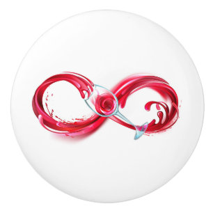 Infinity with Red Wine Ceramic Knob
