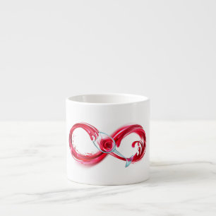 Infinity with Red Wine Espresso Cup