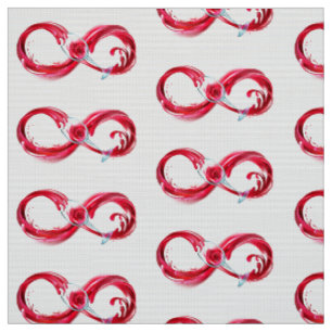 Infinity with Red Wine Fabric