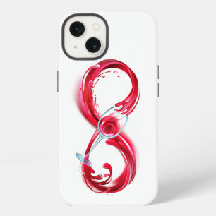 Infinity with Red Wine iPhone 13 Case