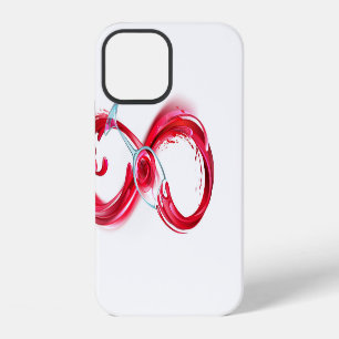 Infinity with Red Wine iPhone 12 Case