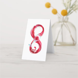 Infinity with Red Wine Loyalty Card