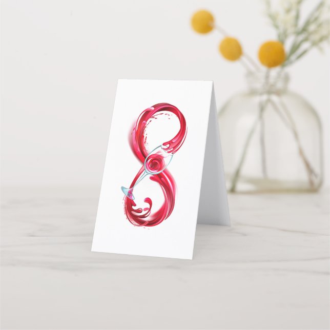 Infinity with Red Wine Loyalty Card (Front)