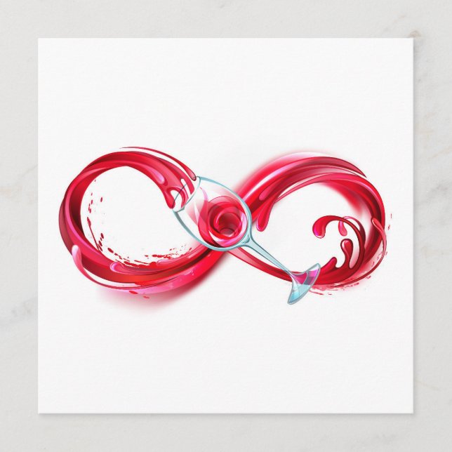 Infinity with Red Wine Menu (Front)