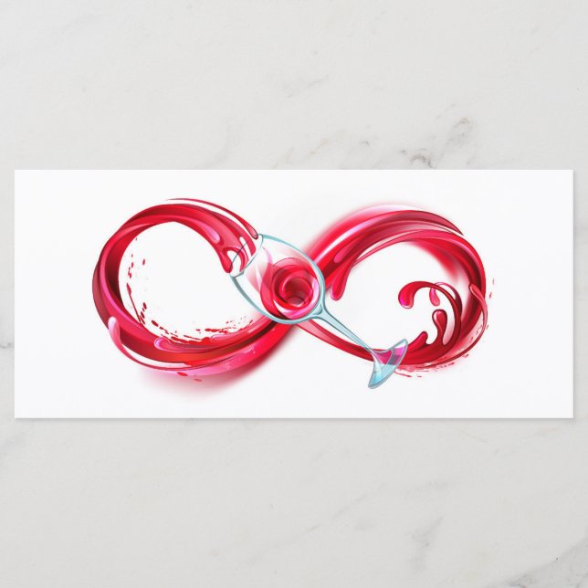 Infinity with Red Wine Menu (Front)