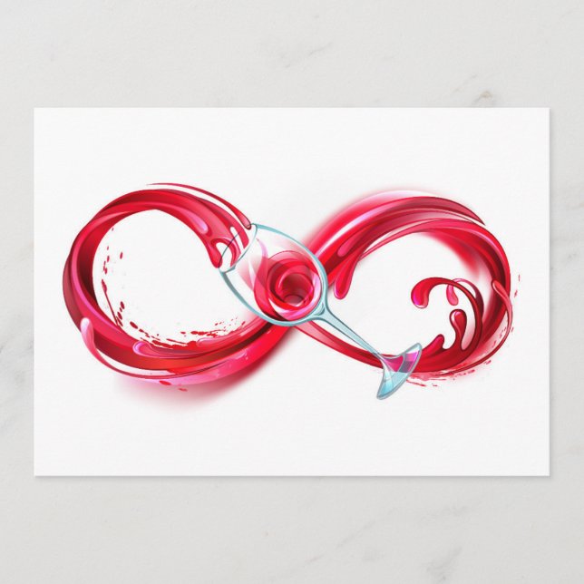 Infinity with Red Wine Menu (Front)