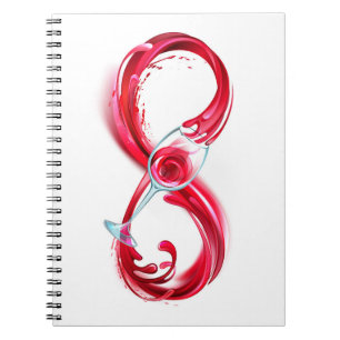 Infinity with Red Wine Notebook