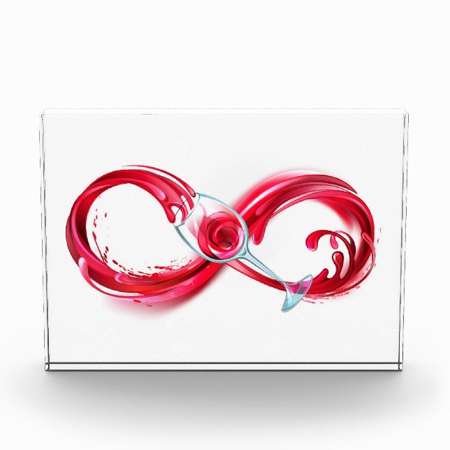 Infinity with Red Wine Photo Block (Front)